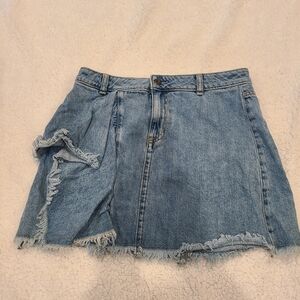 Melrose And Market Jean Skirt